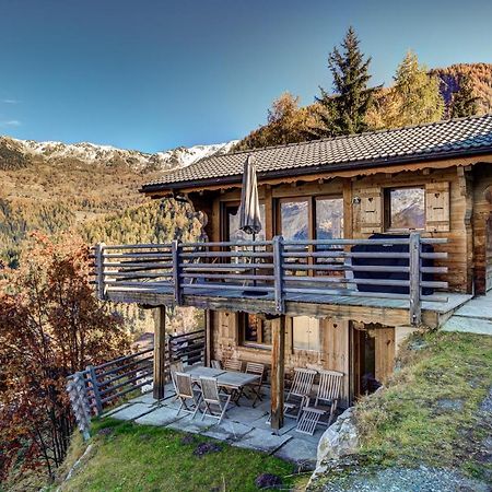 Chalet Le Cerf La Tzoumaz Esterno foto
