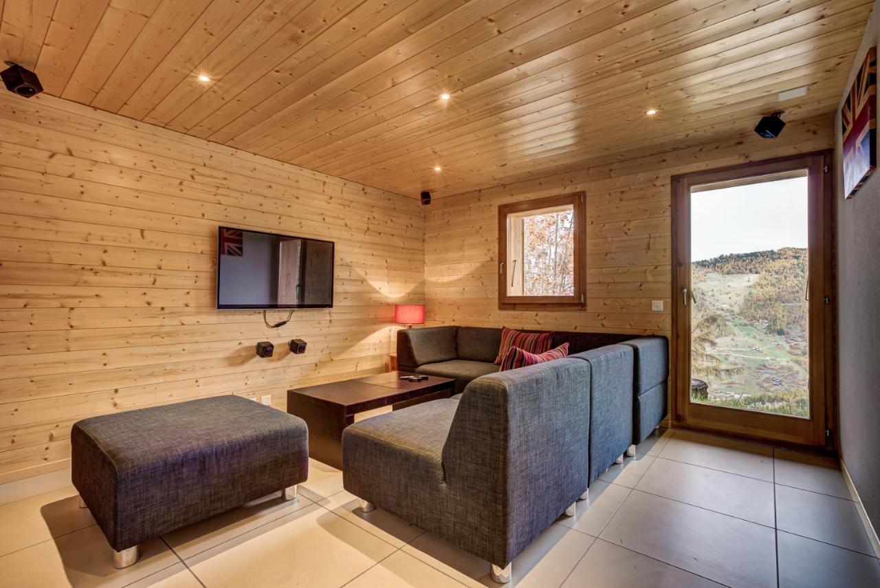 Chalet Le Cerf La Tzoumaz Esterno foto
