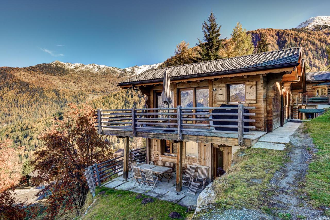 Chalet Le Cerf La Tzoumaz Esterno foto