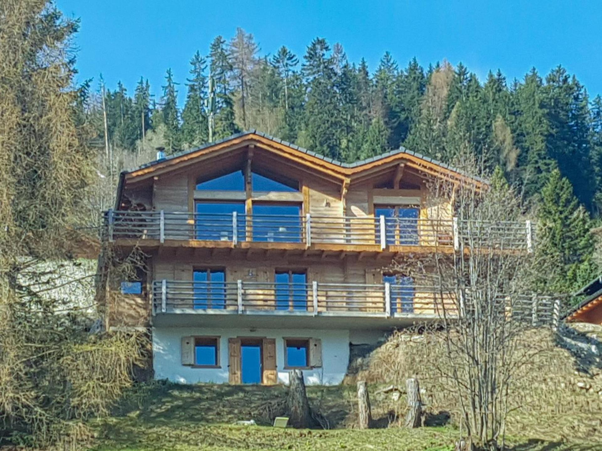 Chalet Le Cerf La Tzoumaz Esterno foto
